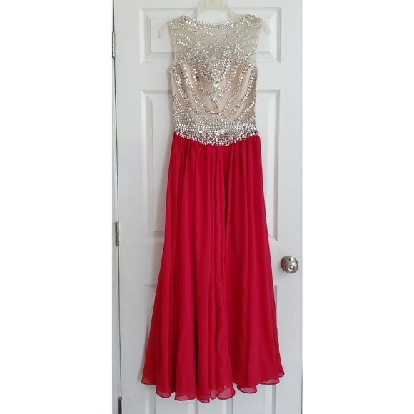 A-Line Elegant Formal Prom Dress - Picture 2 of 5